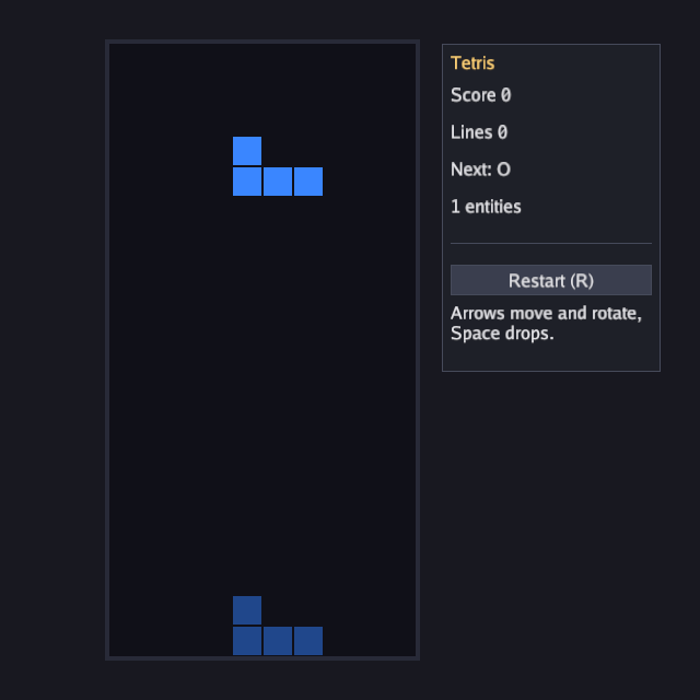 The finished game
